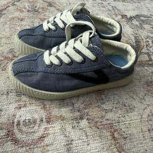 Tretorn Kids Navy Canvas Sneakers